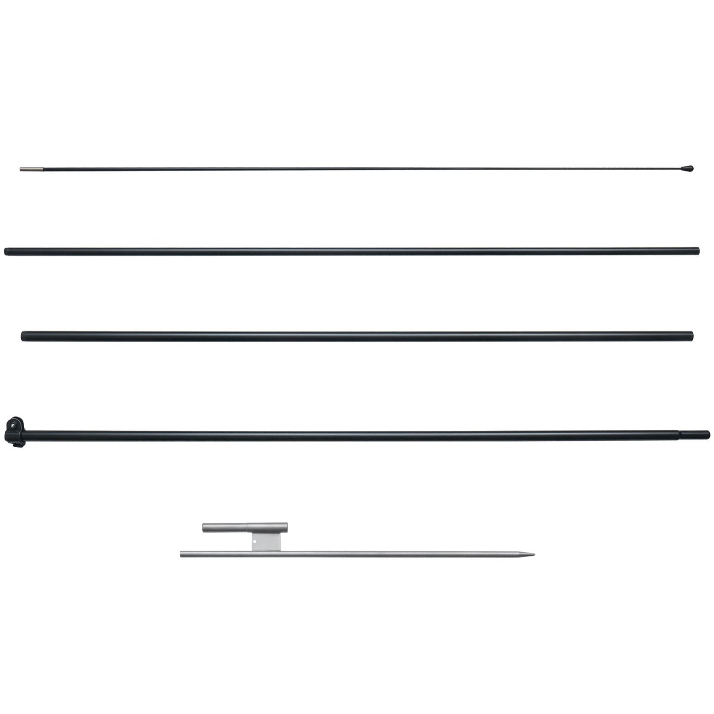 VEVOR Feather Flag Pole Kit, Swooper Flag Pole Set 16.3 ft, Sign Flag Poles for Business Advertising Flags Outdoor, with A Ground Stake and Carrying Bag (Flag Not Included)