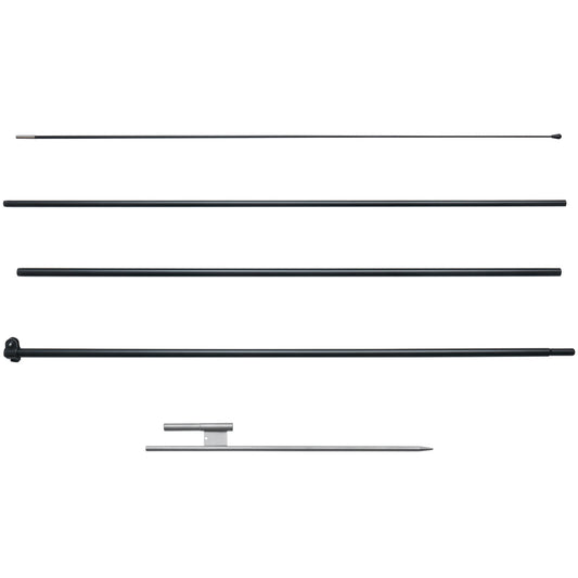 VEVOR Feather Flag Pole Kit, Swooper Flag Pole Set 16.3 ft, Sign Flag Poles for Business Advertising Flags Outdoor, with A Ground Stake and Carrying Bag (Flag Not Included)
